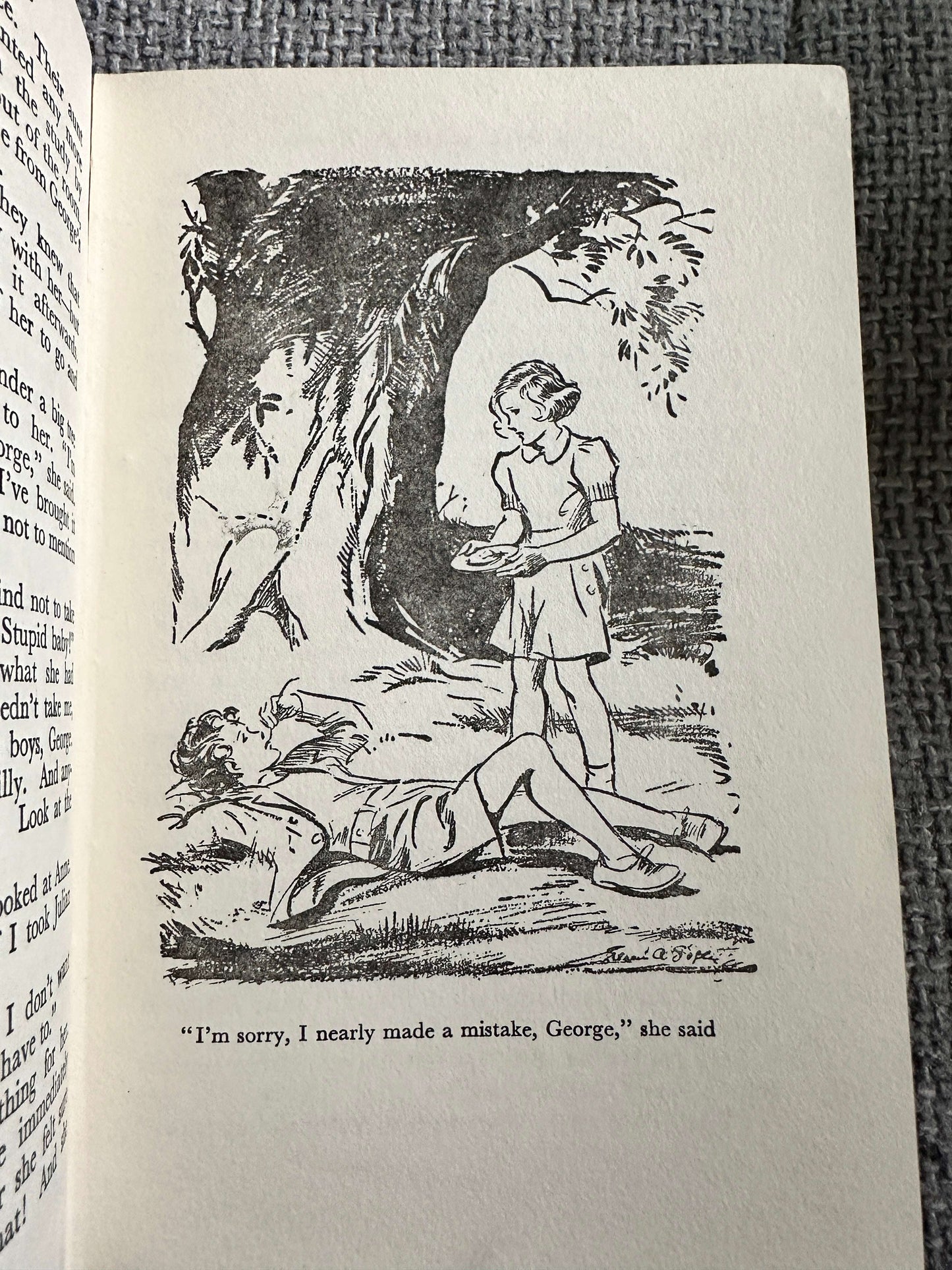 1961 Five On A Treasure Island - Enid Blyton (Eileen A. Soper Illust) Hodder & Stoughton