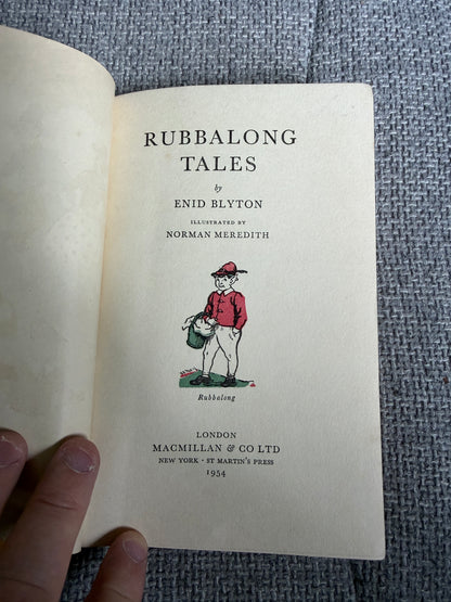 1954 Rubbalong Tales - Enid Blyton (Norman Meredith illust) MacMillan & Co Ltd. - Honeyburn Books (UK)