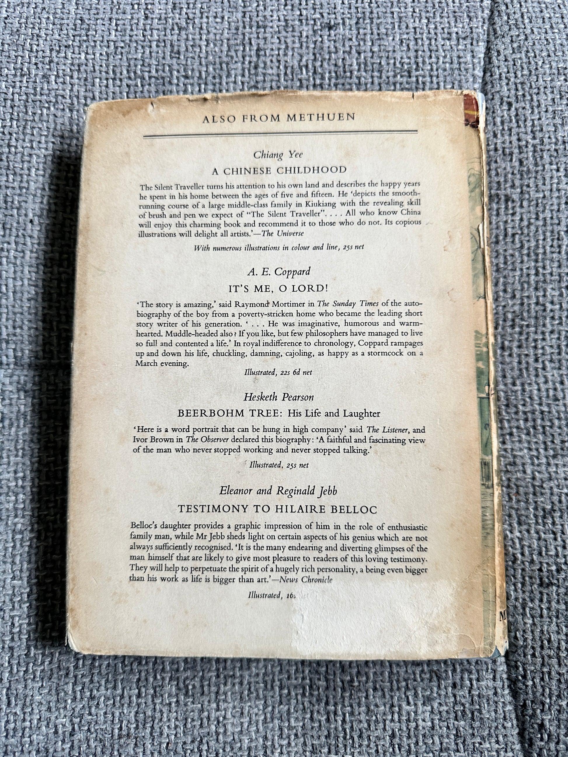 1957*1st* Drawn From Memory - Ernest H. Shepard (Methuen & Co Ltd) - Honeyburn Books (UK)