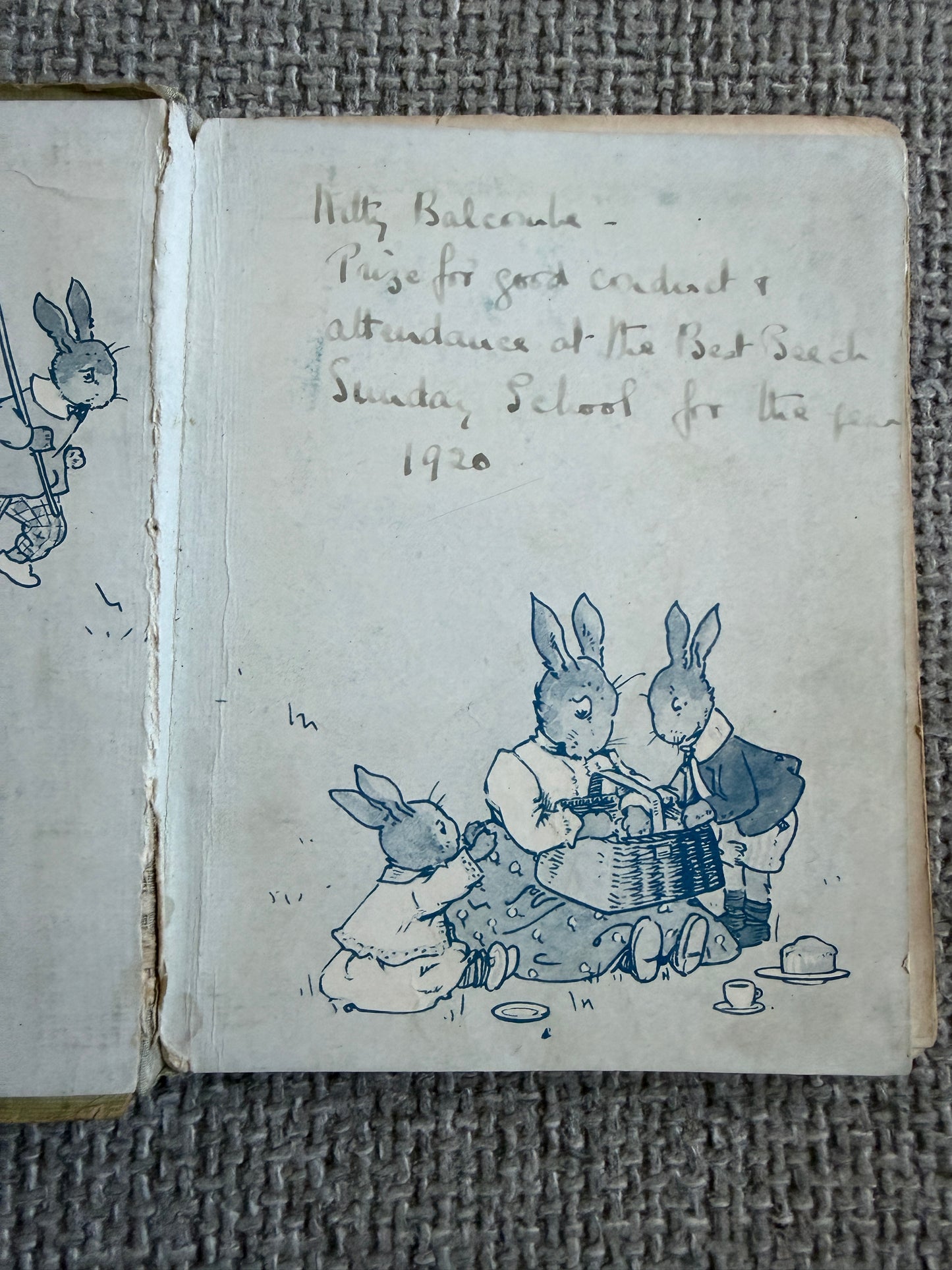 1920 Flippity The Runaway - Angusine MacGregor (Blackie) Tiny Tots Series - Honeyburn Books (UK)