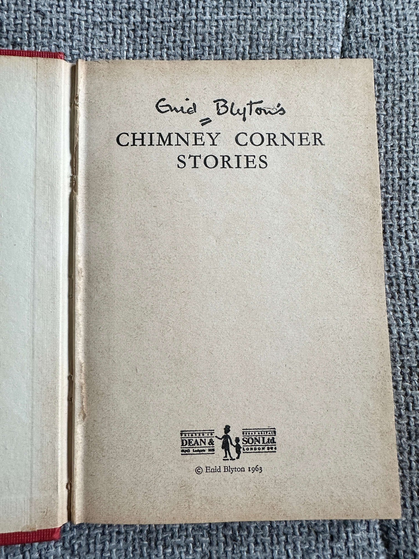 1963 Chimney Corner Stories - Enid Blyton (Dean & Son Ltd) - Honeyburn Books (UK)