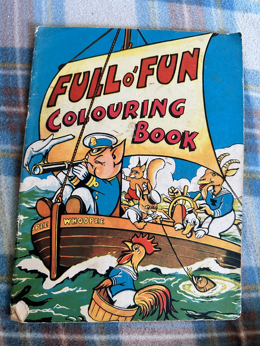 1950’s Full O’Fun Colouring Book(The Children’s Press)