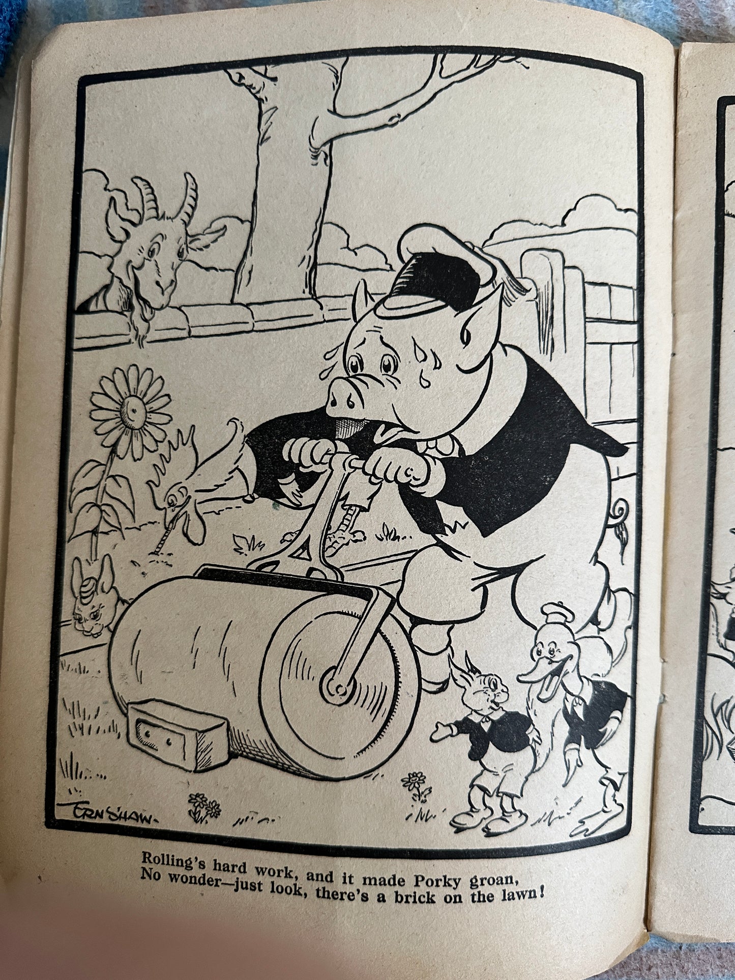 1950’s Full O’Fun Colouring Book(The Children’s Press)