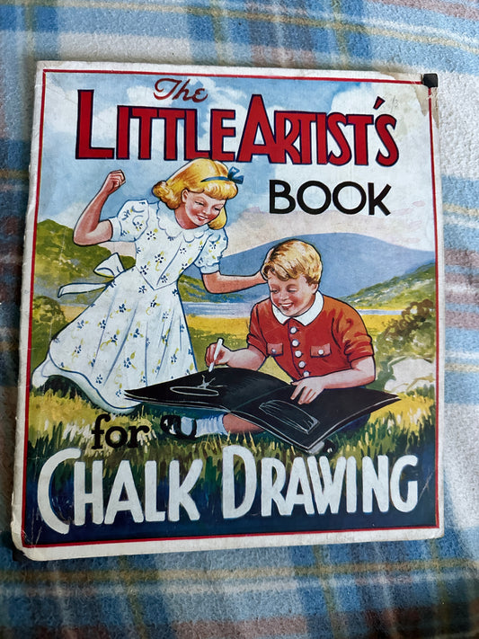 1940’s The Little Artists Book For Chalk Drawing