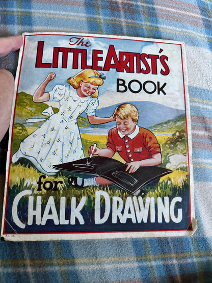 1940’s The Little Artists Book For Chalk Drawing