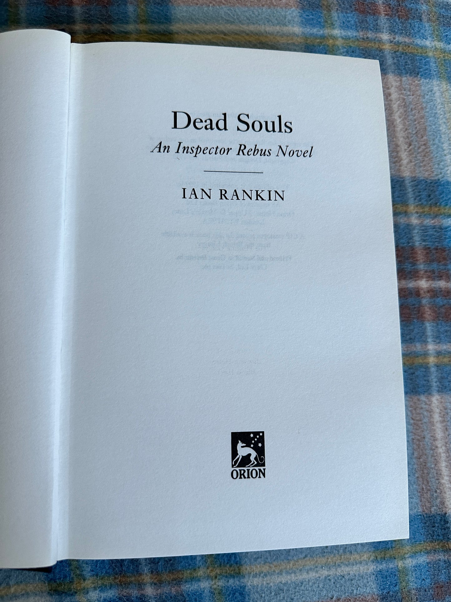 1999 Dead Souls - Ian Rankin(Orion Books)