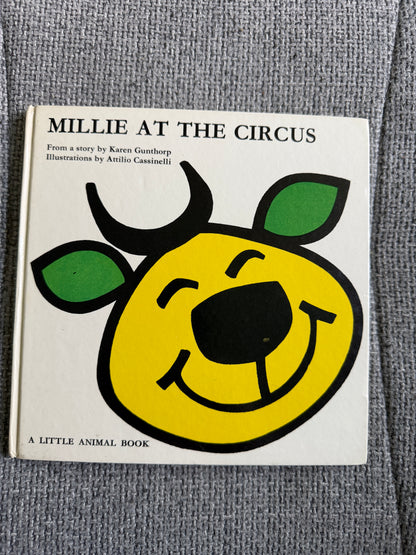 1968 Millie At The Circus - Karen Gunthorp (Attilio Cassinelli illust) Doubleday - Honeyburn Books (UK)