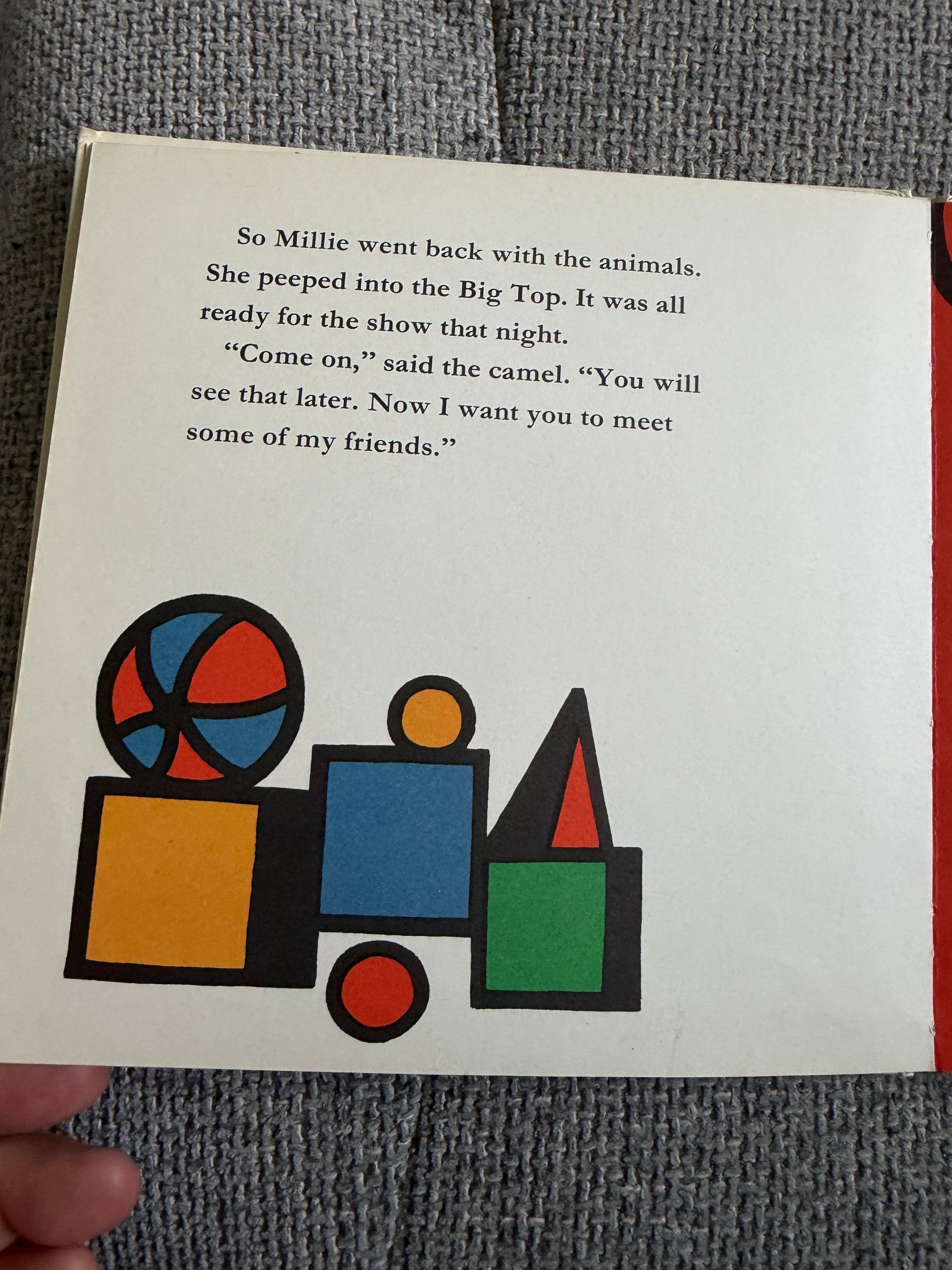 1968 Millie At The Circus - Karen Gunthorp (Attilio Cassinelli illust) Doubleday - Honeyburn Books (UK)