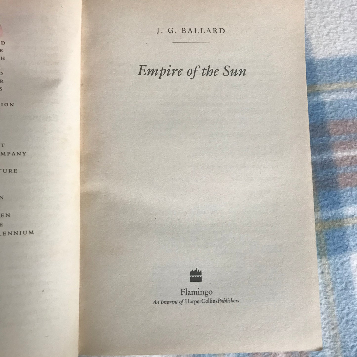 1994 Empire Of The Sun - JG Ballard