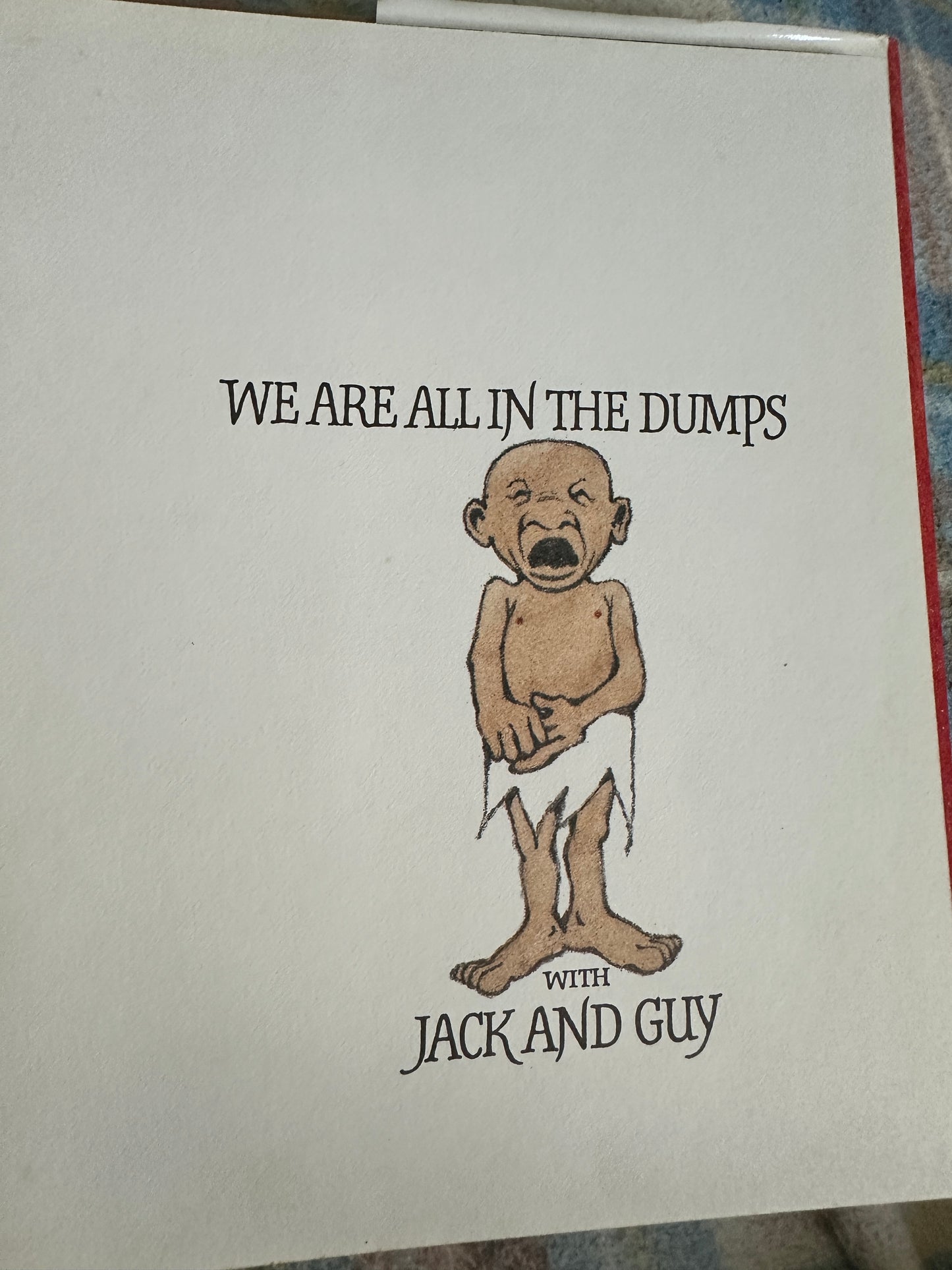 1993*1st* We Are All In The Dumps With Jack & Guy - Maurice Sendak illustrations(HarperCollins)