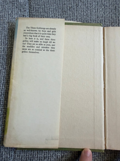 1968 Three Golliwogs Enid Blyton by Rene Cloke - Original Names Dean & Son Ltd