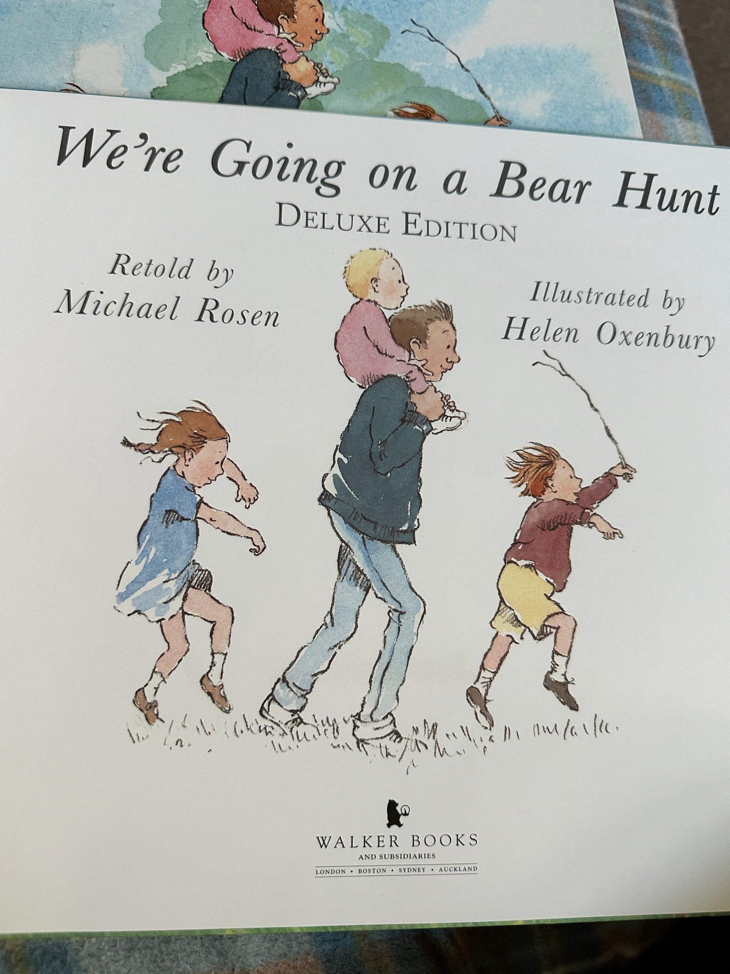 2015 We’re Going On A Bear Hunt - Michael Rosen(Walker Books Deluxe Edition in Slip Box