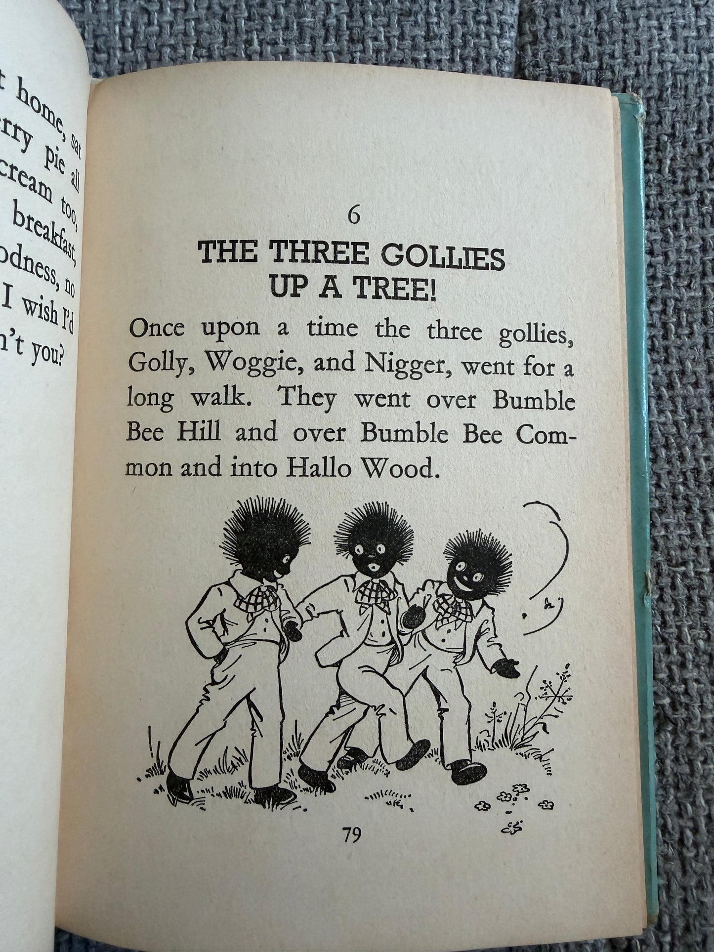 1968 Three Golliwogs Enid Blyton by Rene Cloke - Original Names Dean & Son Ltd