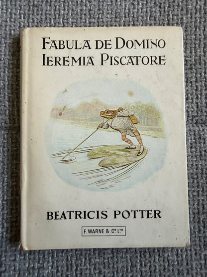 1978 Fabula De Domino Ieremia Piscatore - Beatricis Potteri by Frederick Warne (Latin Edition)