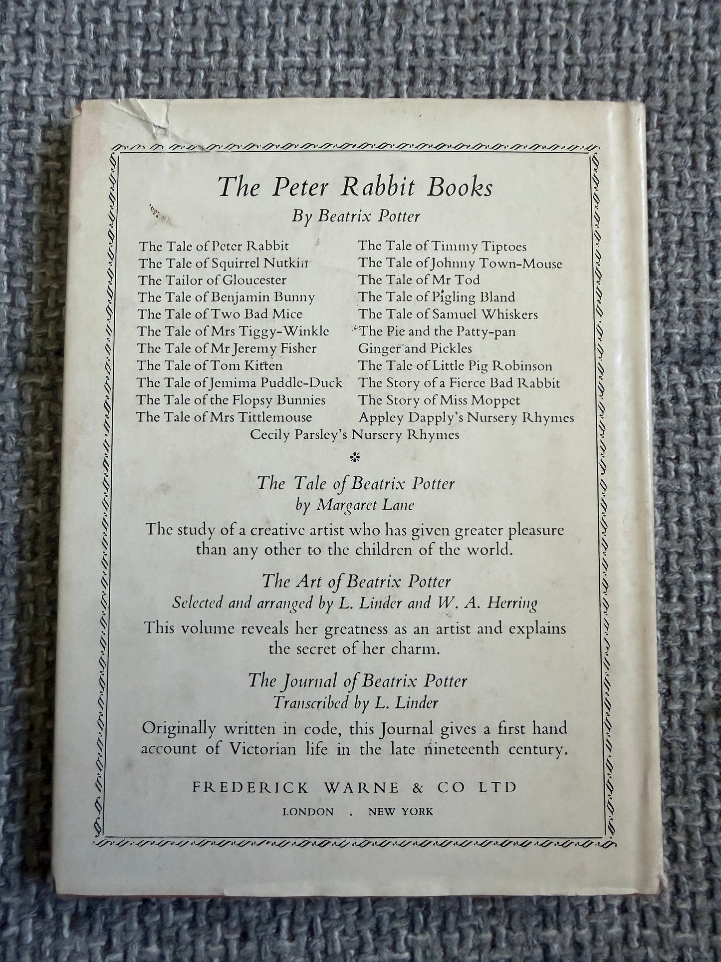 1978 Fabula De Domino Ieremia Piscatore - Beatricis Potteri by Frederick Warne (Latin Edition)