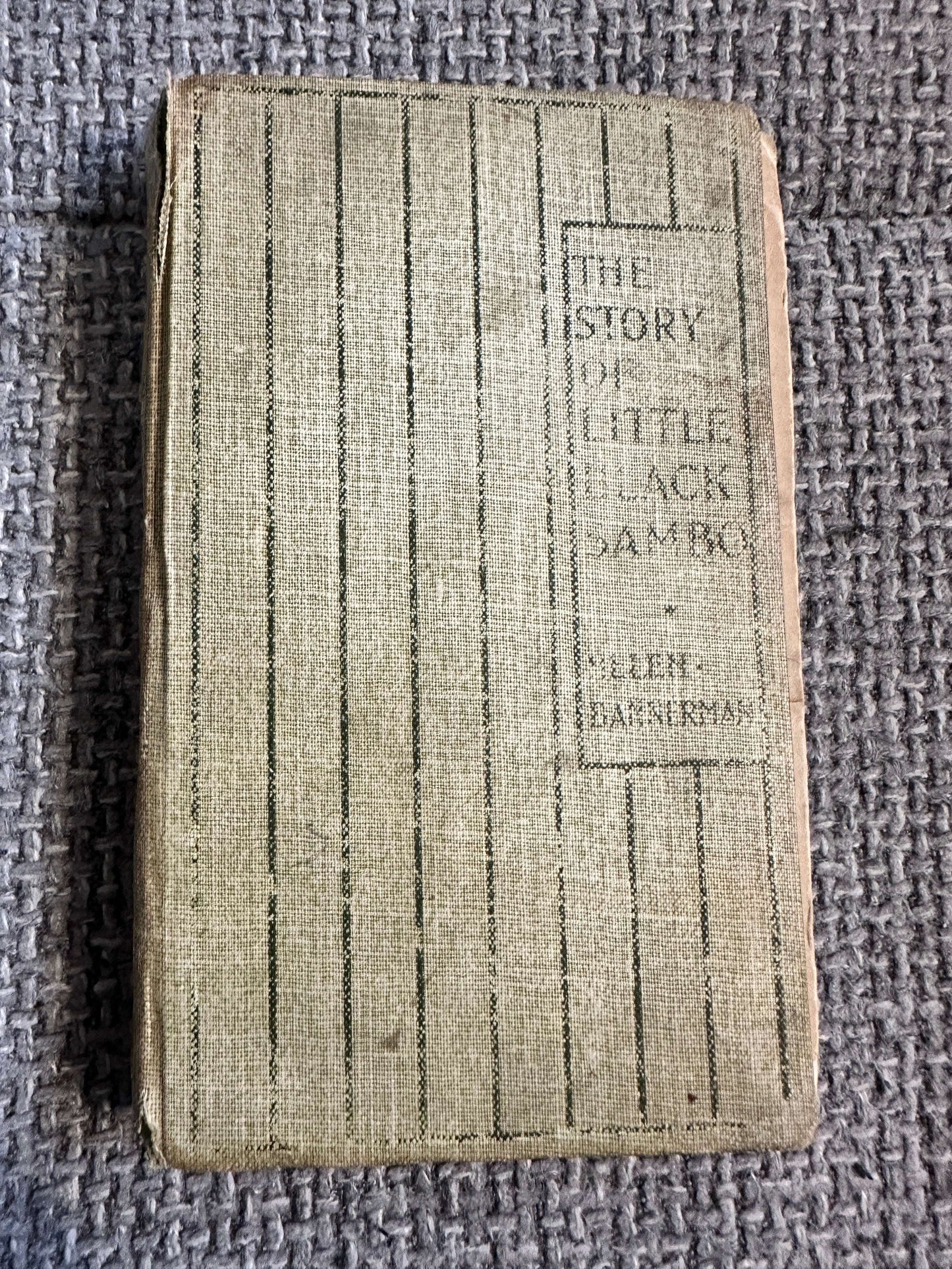 1899 The Story Of Little Black Sambo - Helen Bannerman (Grant Richards)