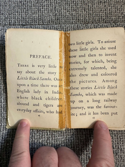 1899 The Story Of Little Black Sambo - Helen Bannerman (Grant Richards)