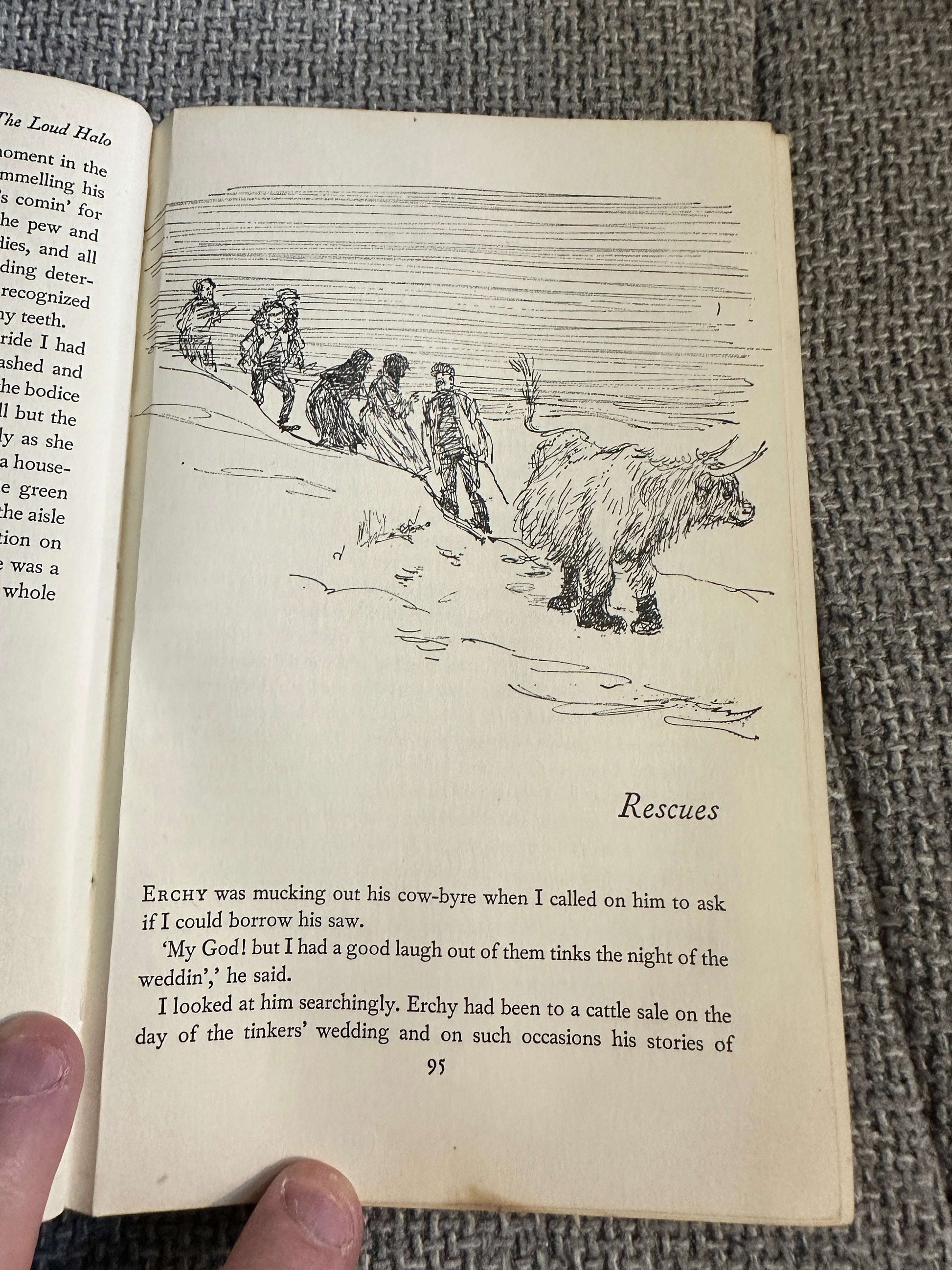 1964*1st* The Loud Halo - Lillian Beckwith (Douglas Hall Illust) Hutchinson