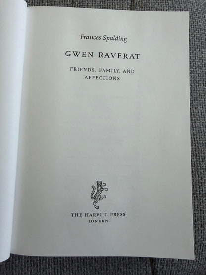 Gwen Raverat Frances Spalding - 2001 1st Edition (The Harvill Press)