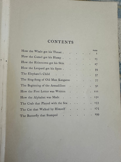 1924 Just So Stories - Rudyard Kipling written and illustrated by The author(MacMillan)