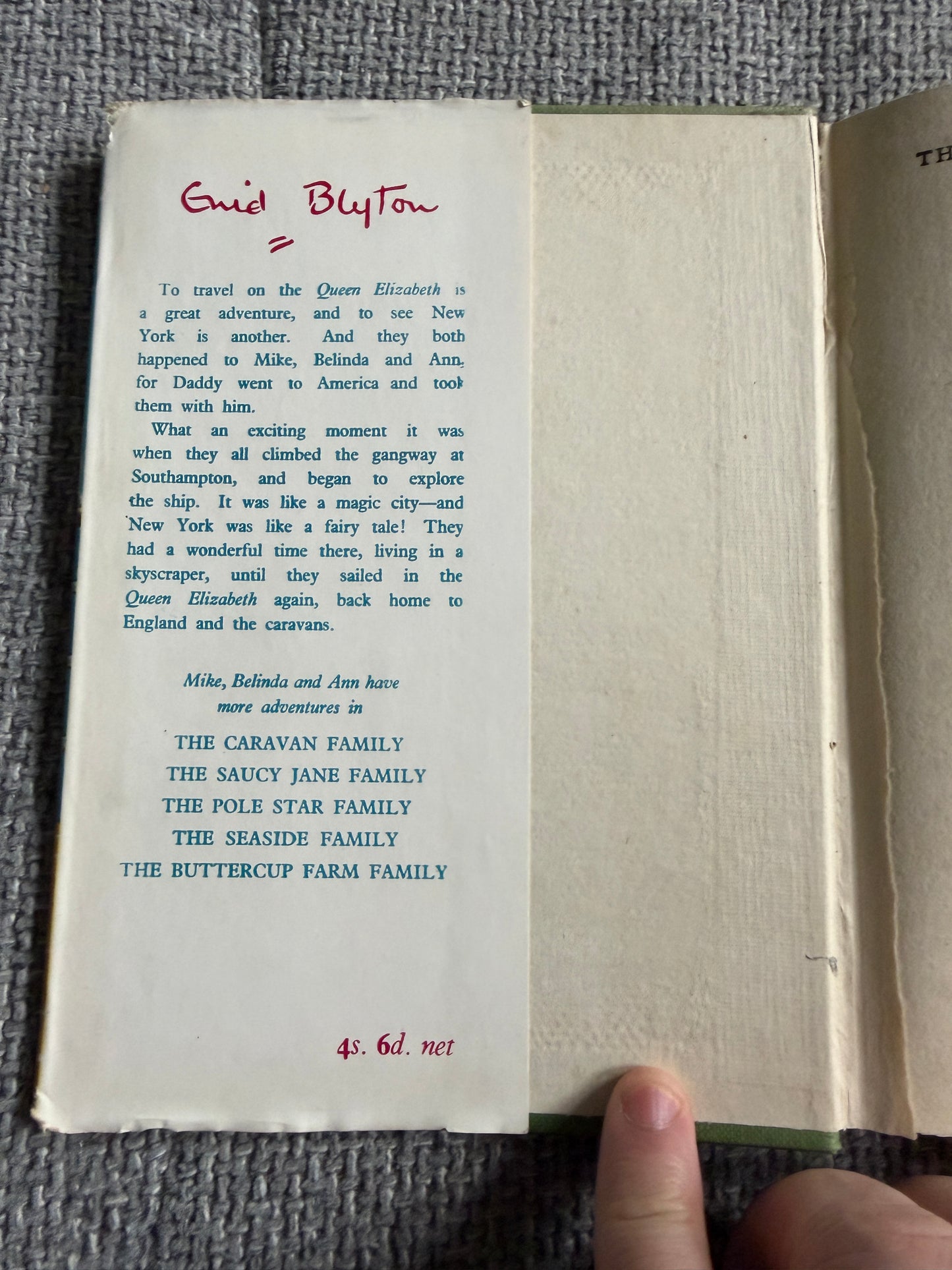 1952 The Queen Elizabeth Family Book by Enid Blyton with Illustrations by Ruth Gervis - Lutterworth Press