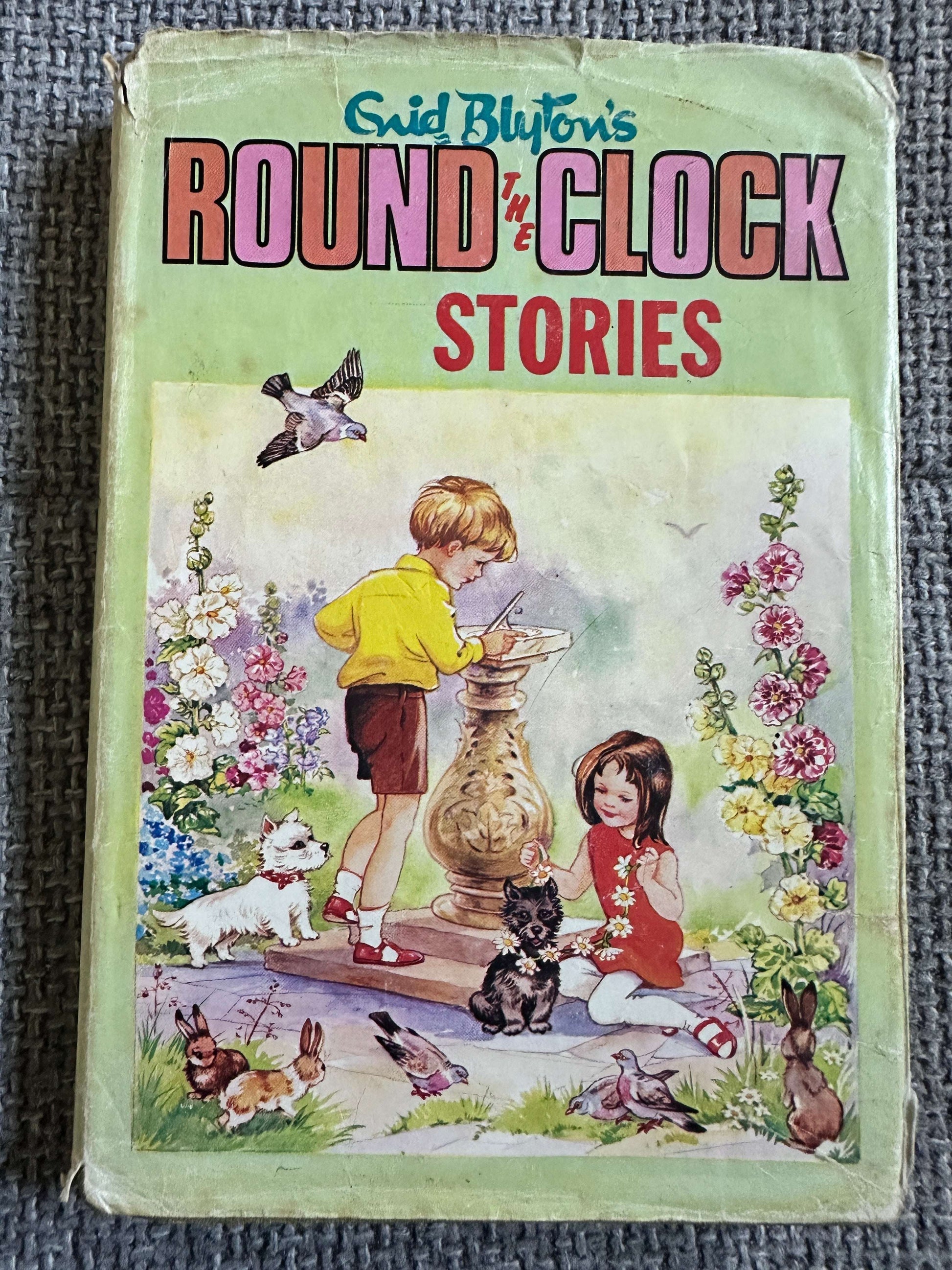 1963 Round The Clock Stories - Enid Blyton (Dean & Son Ltd) - Honeyburn Books (UK)