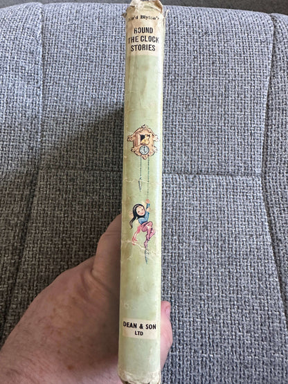 1963 Round The Clock Stories - Enid Blyton (Dean & Son Ltd)