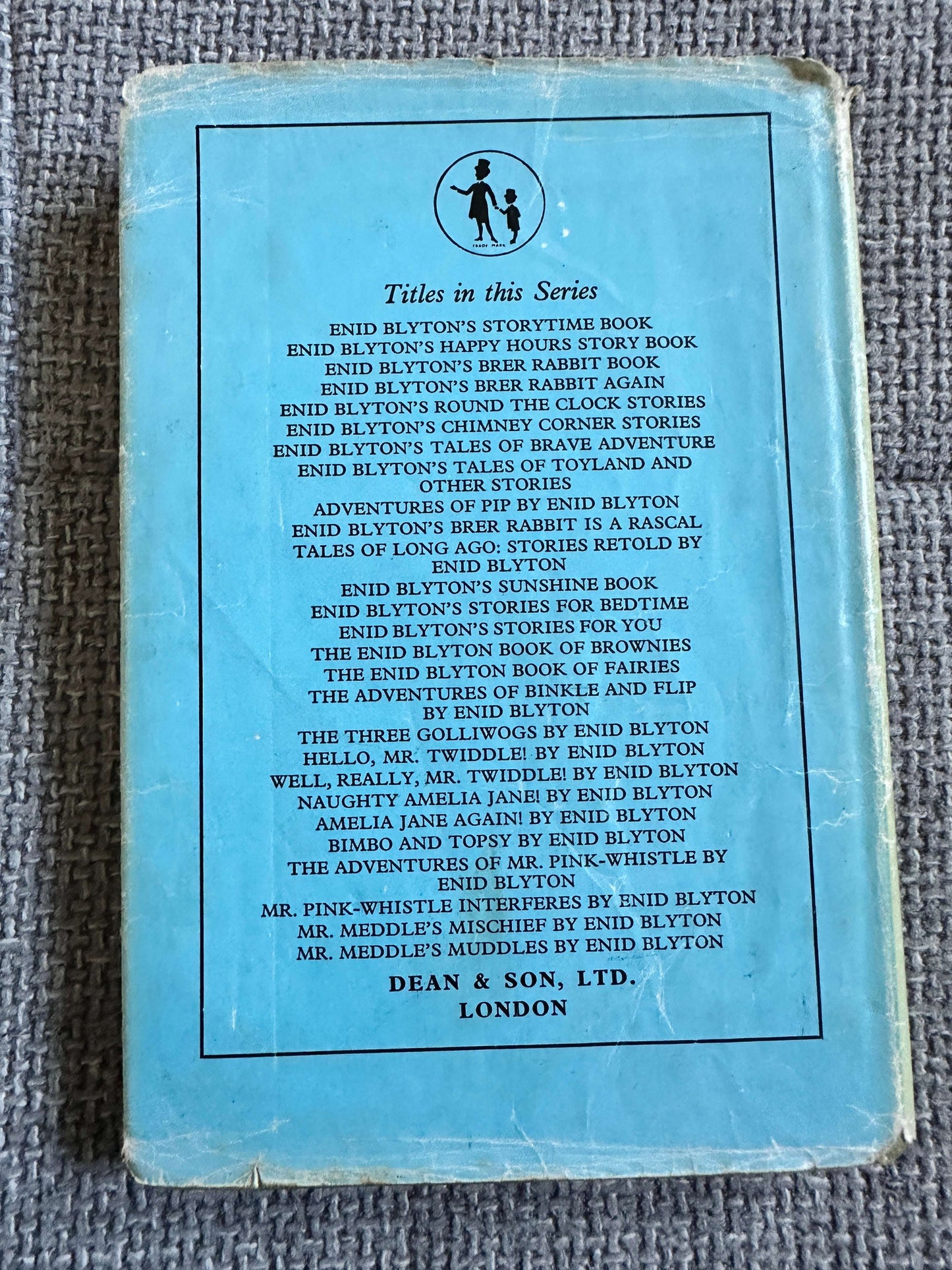 1963 Round The Clock Stories - Enid Blyton (Dean & Son Ltd)