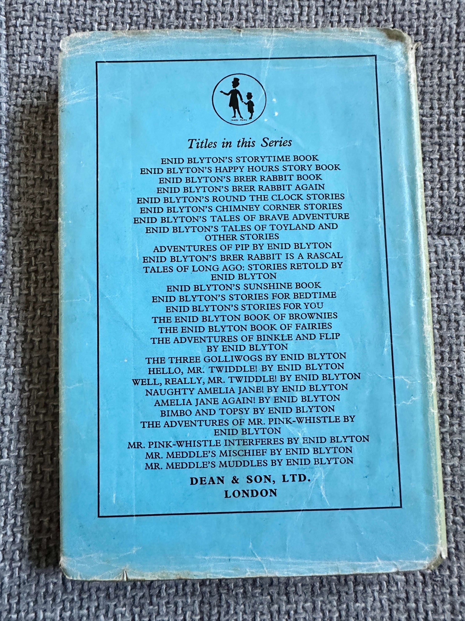 1963 Round The Clock Stories - Enid Blyton (Dean & Son Ltd)