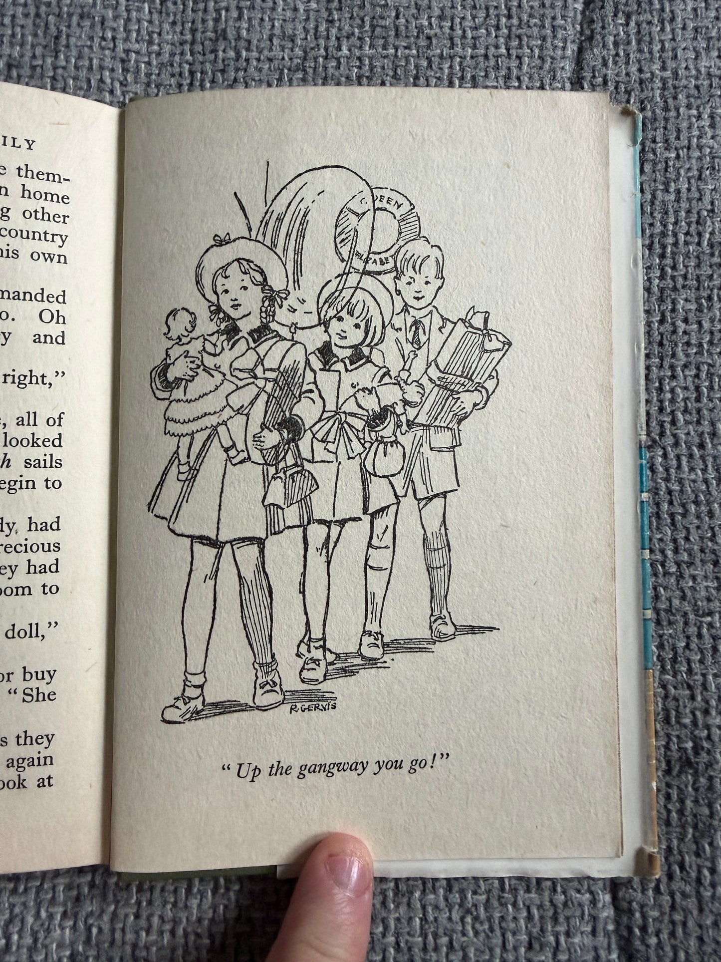 1952 The Queen Elizabeth Family Book by Enid Blyton with Illustrations by Ruth Gervis - Lutterworth Press