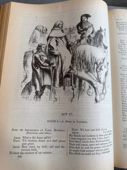 1989 Complete Illustrated Shakespeare by Howard Staunton with Illustrations by Sir John Gilbert - Lalvani Publishing House