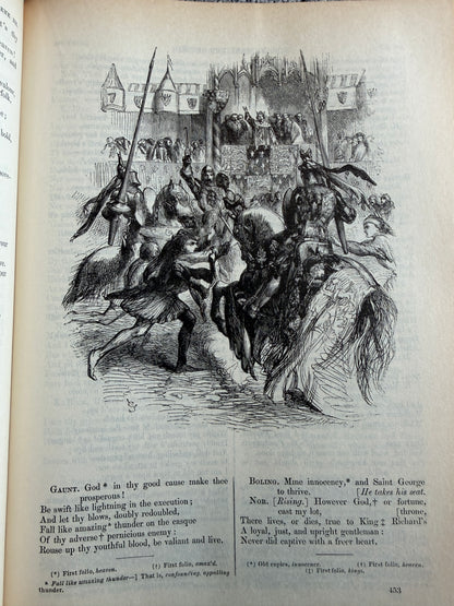 1989 Complete Illustrated Shakespeare by Howard Staunton with Illustrations by Sir John Gilbert - Lalvani Publishing House