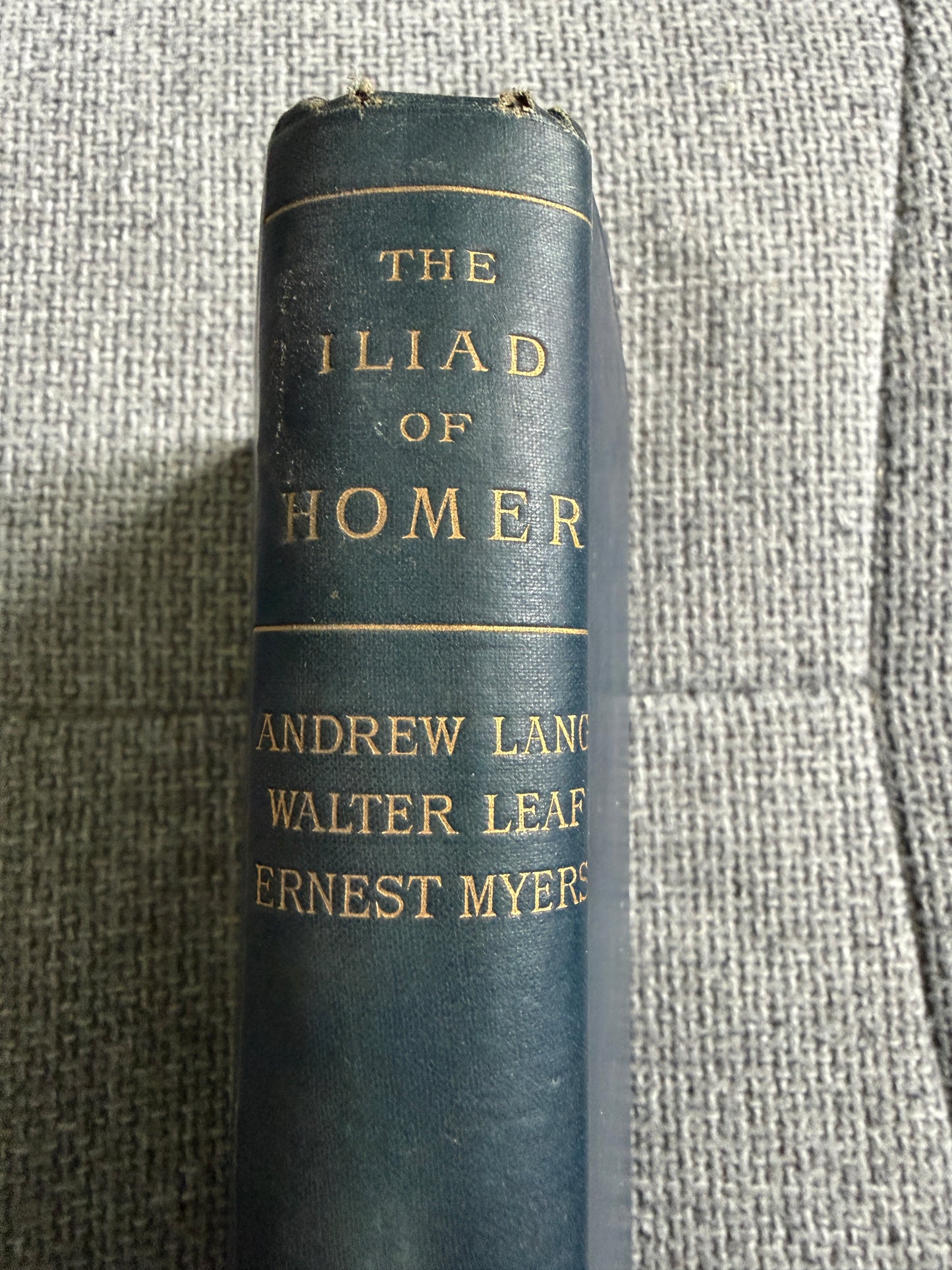 The Iliad of Homer English Prose by Andrew Lang, Walter Leaf & Ernest Myers (1889, MacMillan)