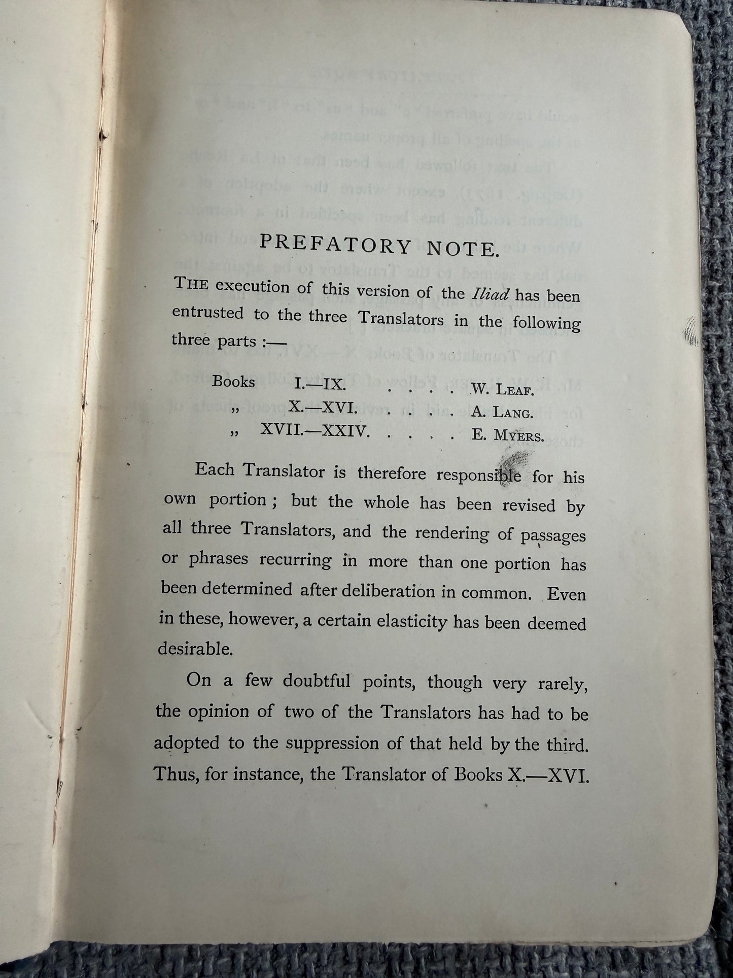 The Iliad of Homer English Prose by Andrew Lang, Walter Leaf & Ernest Myers (1889, MacMillan)