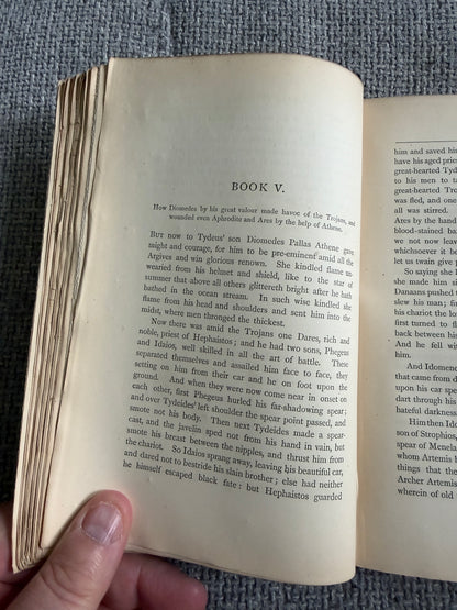 The Iliad of Homer English Prose by Andrew Lang, Walter Leaf & Ernest Myers (1889, MacMillan)