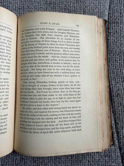 The Iliad of Homer English Prose by Andrew Lang, Walter Leaf & Ernest Myers (1889, MacMillan)