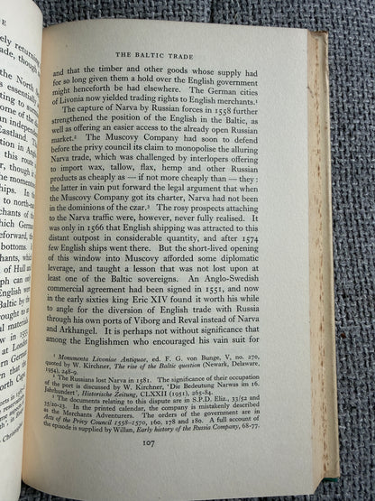 1957 1st Edition English Overseas Trade History During The Centuries of Emergence - G. D. Ramsay (MacMillan)