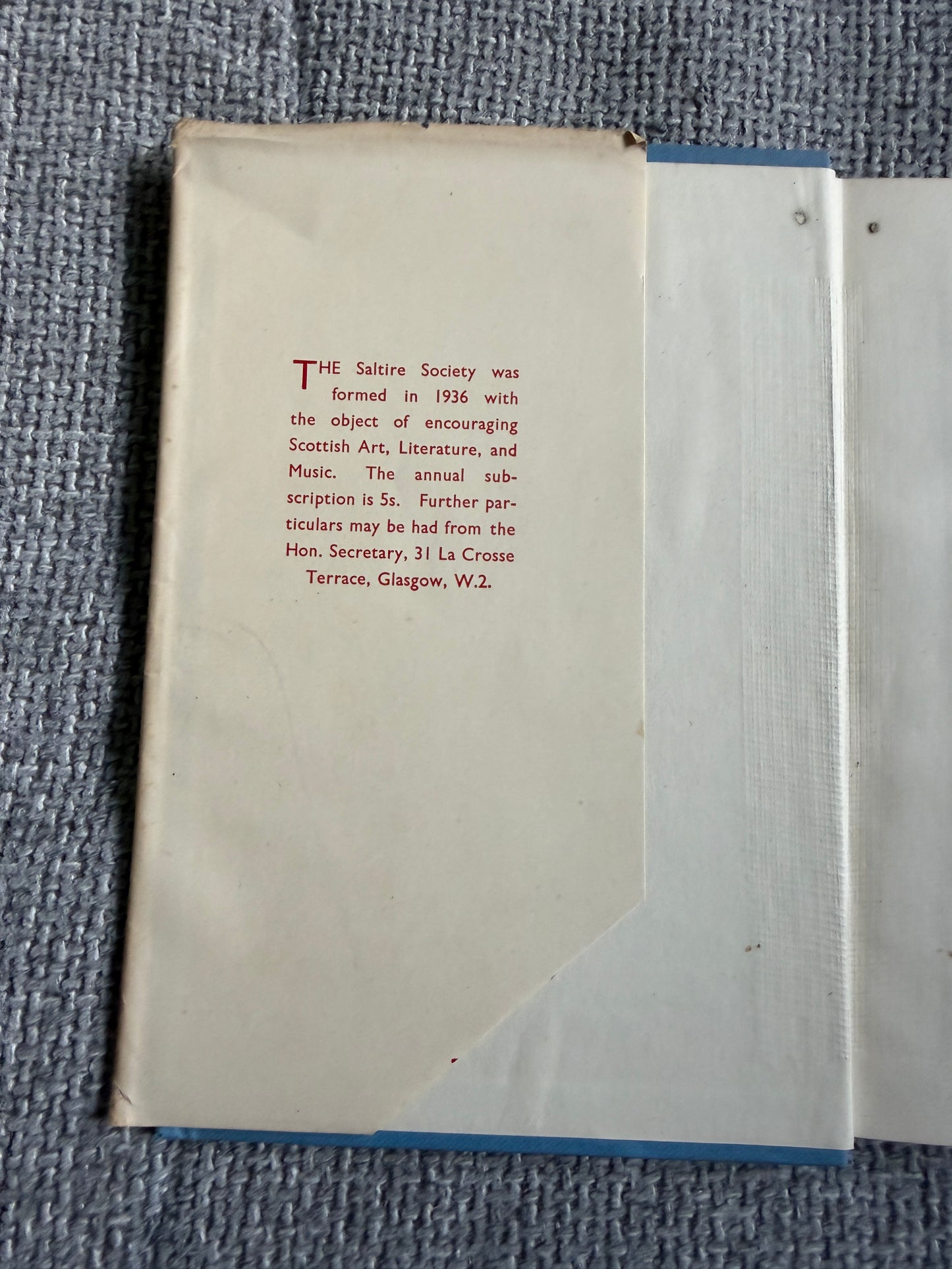 James Hogg Selected Poems 1946 - A Saltire Book from Oliver & Boyd