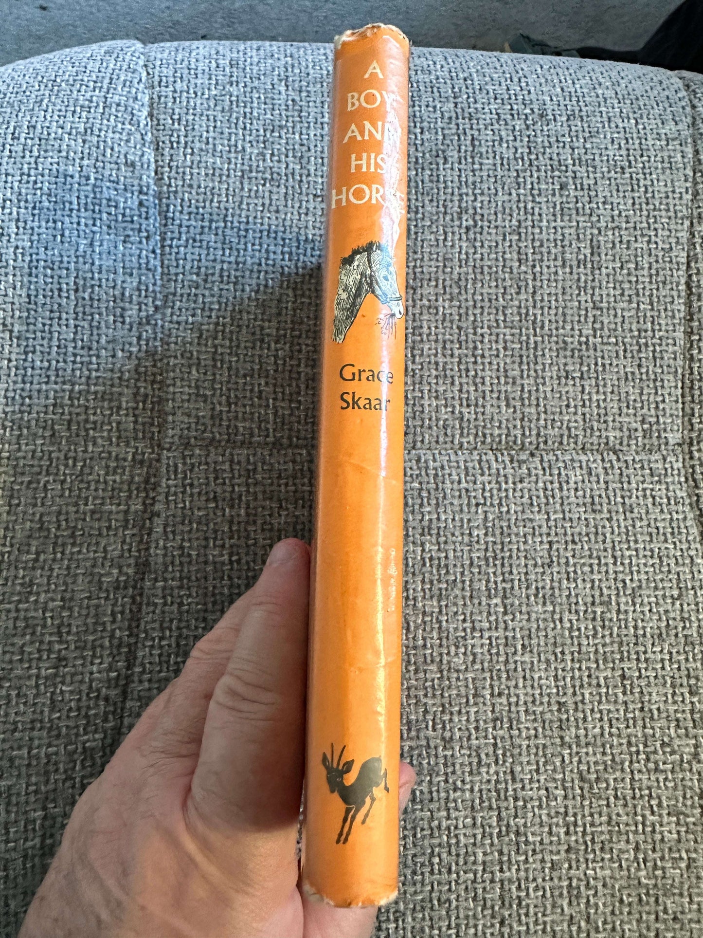 1968 A Boy & His Horse - Grace Skaar (Monica Brasier - Creagh Illust) Antelope Books Hamish Hamilton