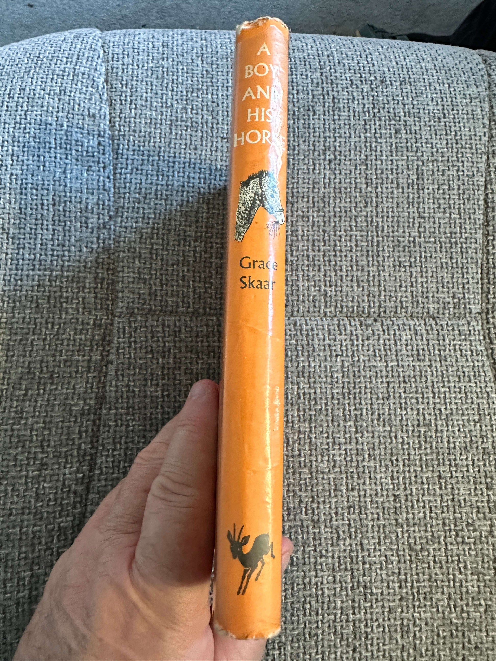 1968 A Boy & His Horse - Grace Skaar (Monica Brasier - Creagh Illust) Antelope Books Hamish Hamilton