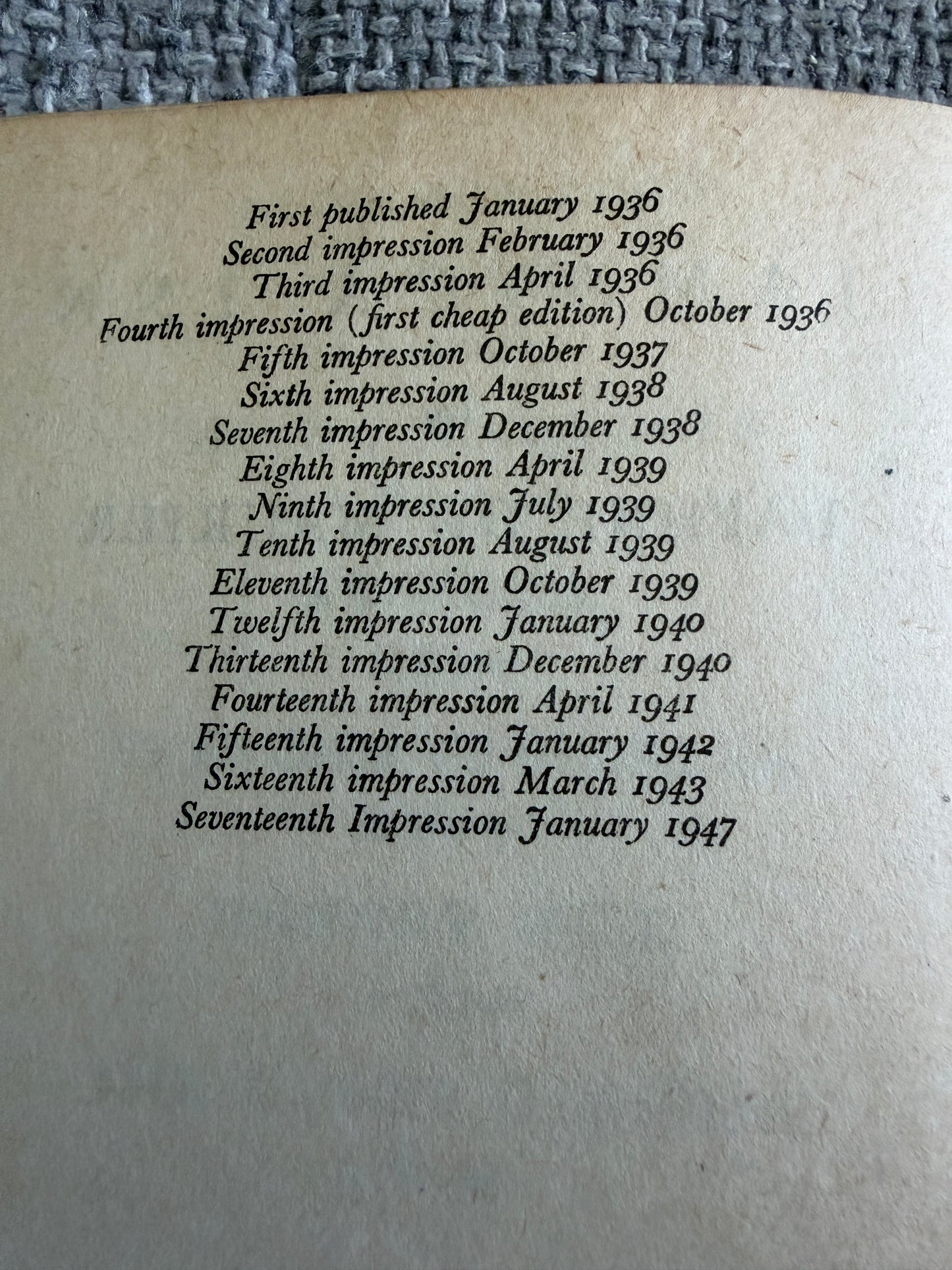 1947 Jamaica Inn Book by Daphne Du Maurier - Limited Edition Victor Gollancz