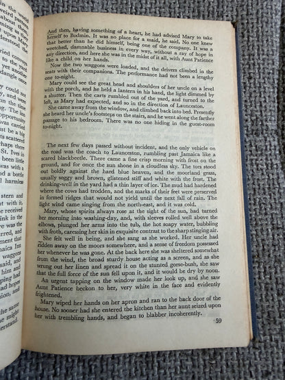 1947 Jamaica Inn Book by Daphne Du Maurier - Limited Edition Victor Gollancz