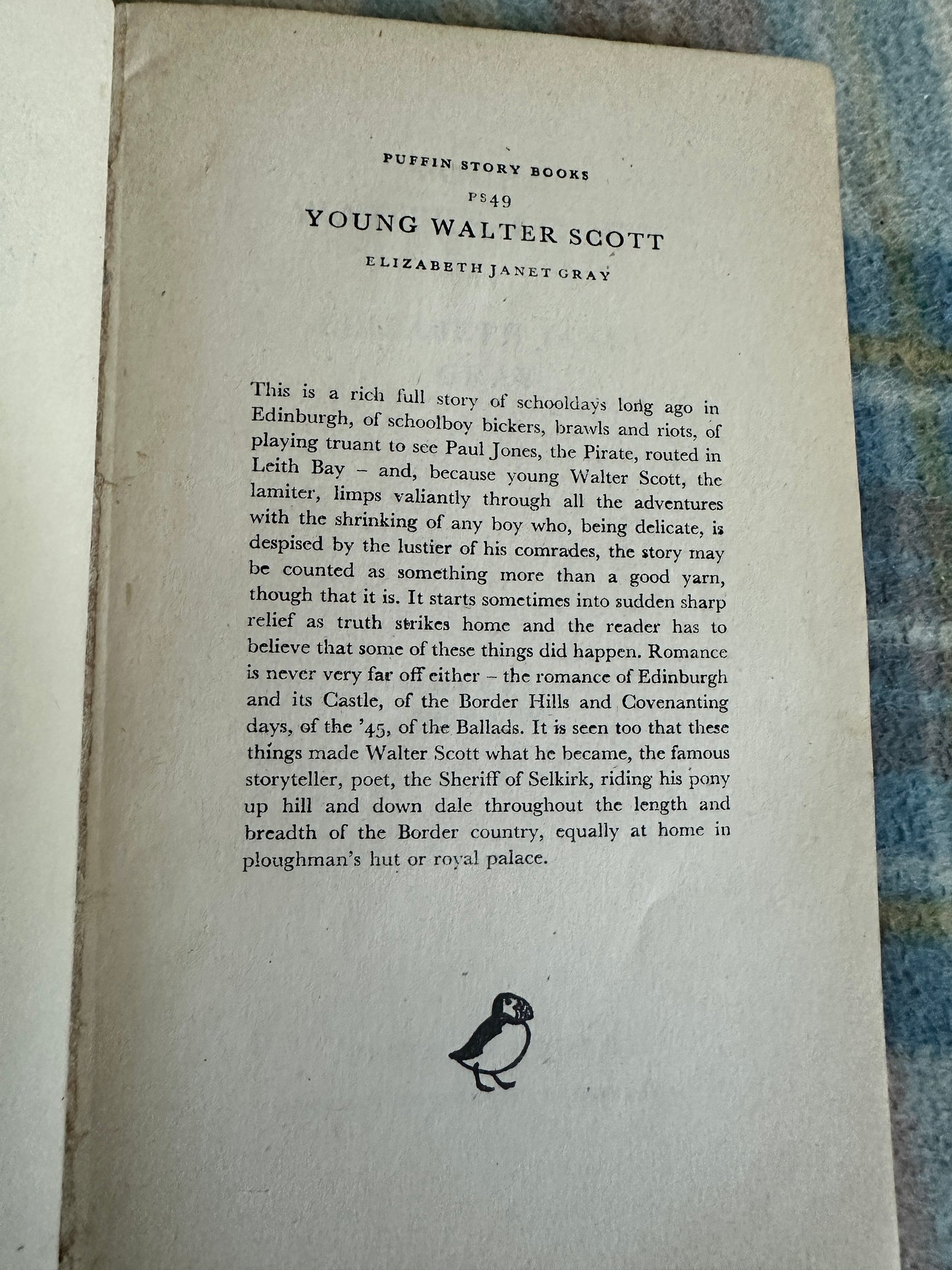 1948*1st* Young Walter Scott - E. J. Gray(Puffin Story / Penguin Books)