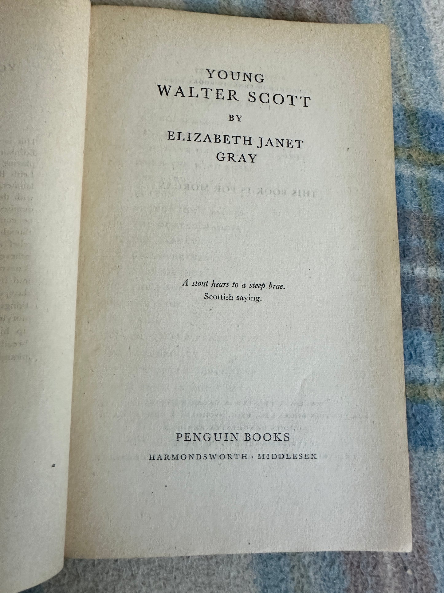 1948*1st* Young Walter Scott - E. J. Gray(Puffin Story / Penguin Books)