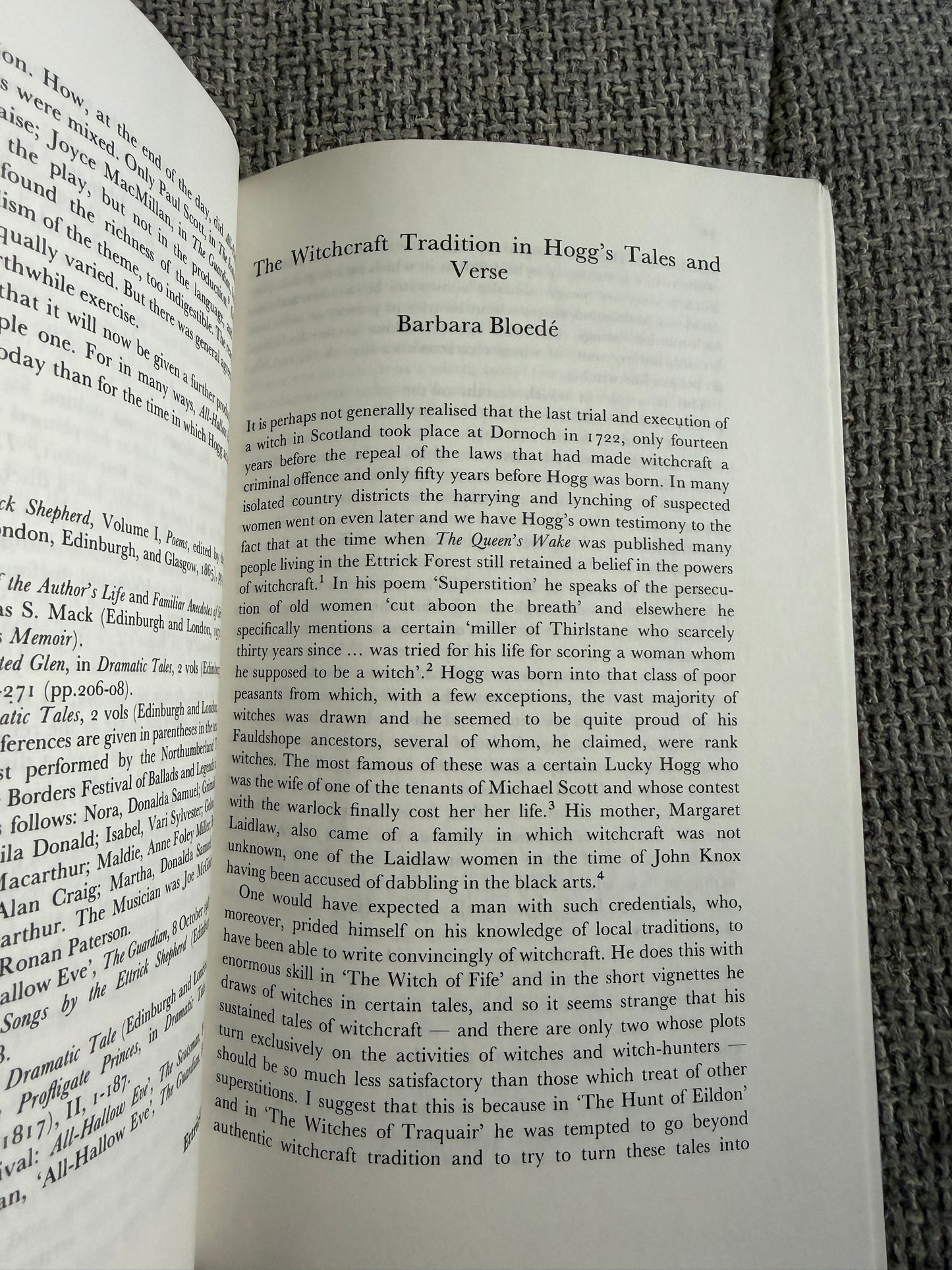 1990 Studies in Hogg & His World - Gillian H. Hughes | James Hogg Studies Issue 1