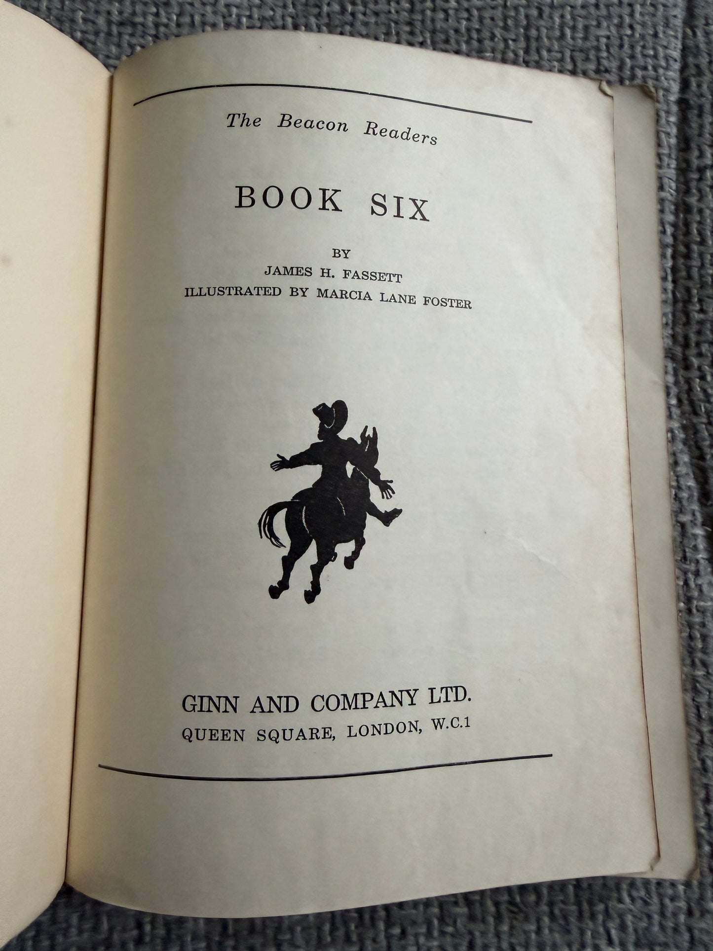 1953 Beacon Readers Book 6 by James H. Fassett with Illustrations by Marcia Lane Foster - Ginn & Co. Ltd