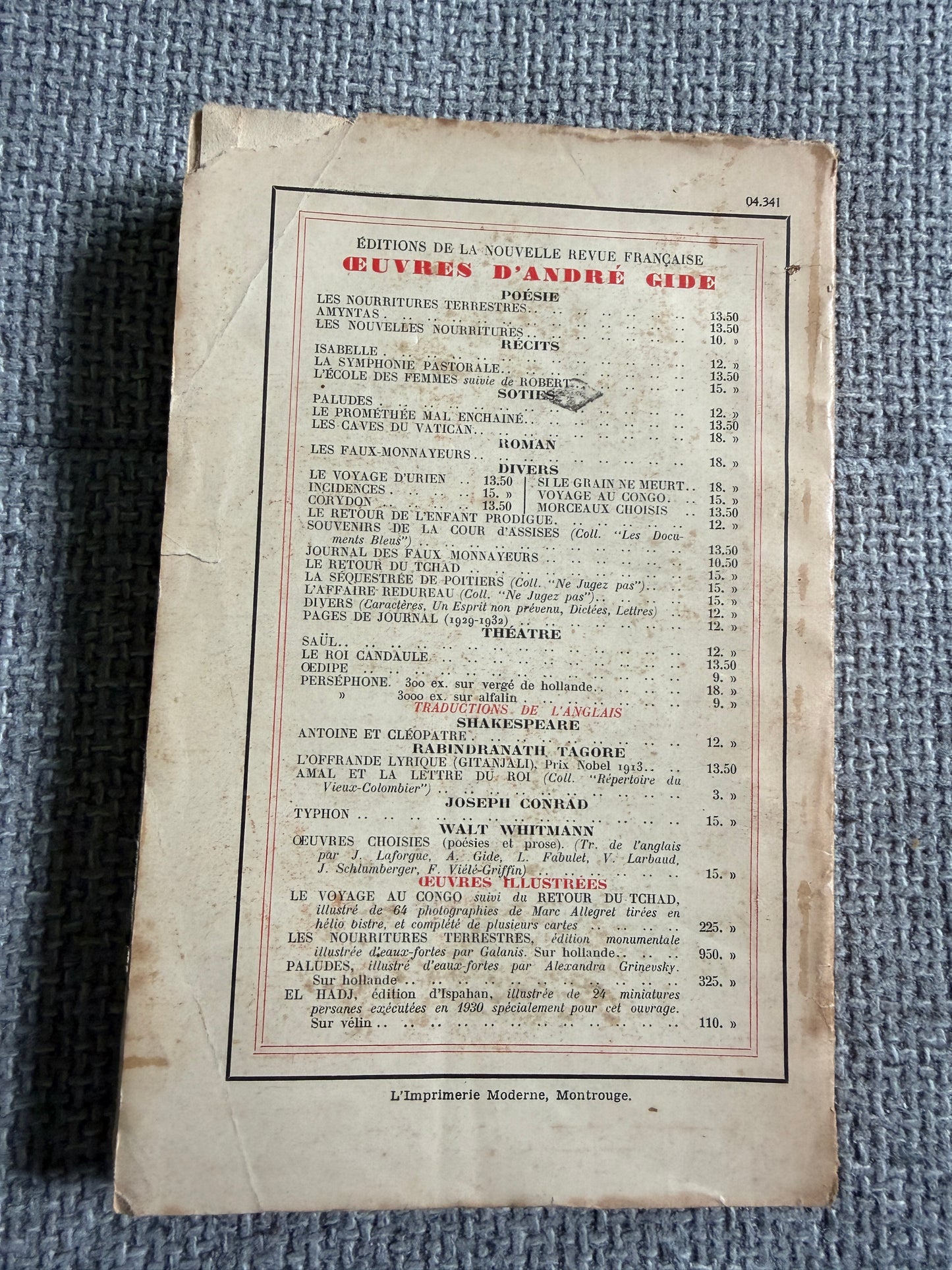1973 Les Frères Karamazov Tome I & II Dostoïevski - Gallimard Edition