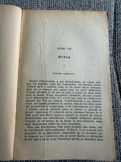 1973 Les Frères Karamazov Tome I & II Dostoïevski - Gallimard Edition
