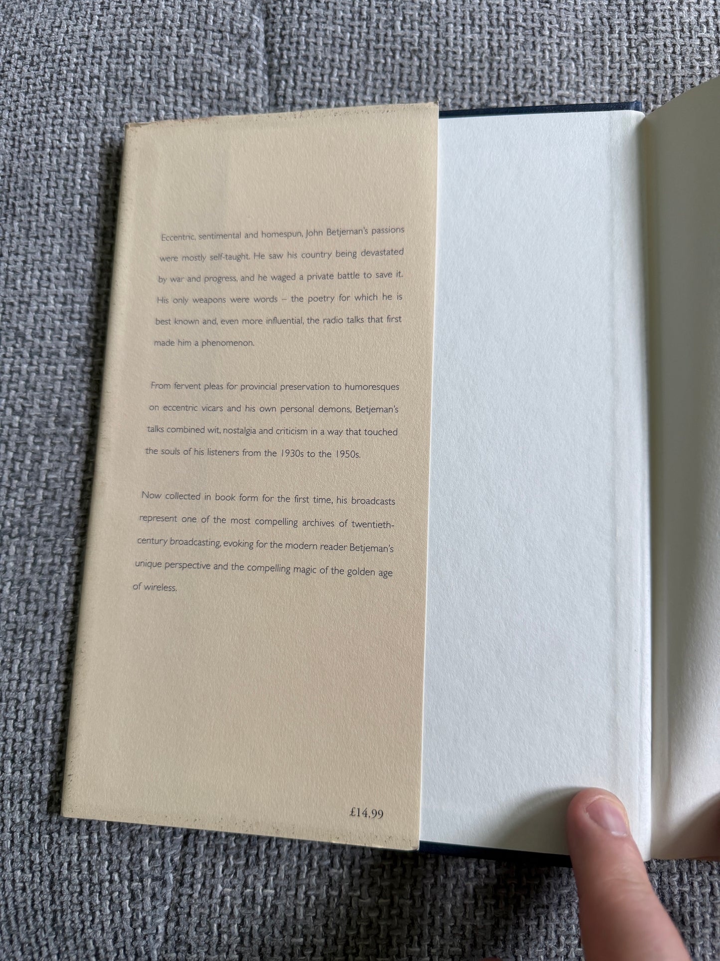 2008 Trains and Buttered Toast by John Betjeman - John Murray Edition