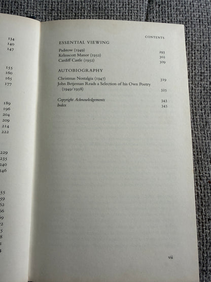 2008 Trains and Buttered Toast by John Betjeman - John Murray Edition
